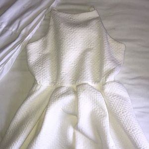 Halter top white dress